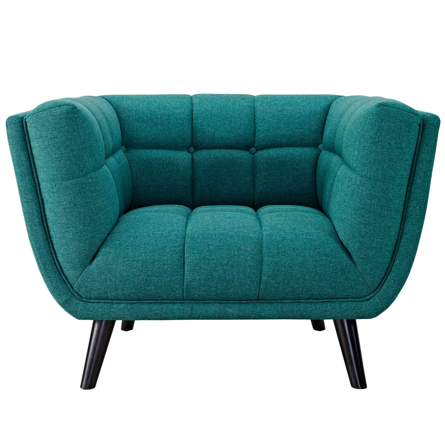 Bestow 2 Piece Upholstered Fabric Armchair Set | Polyester by Modway