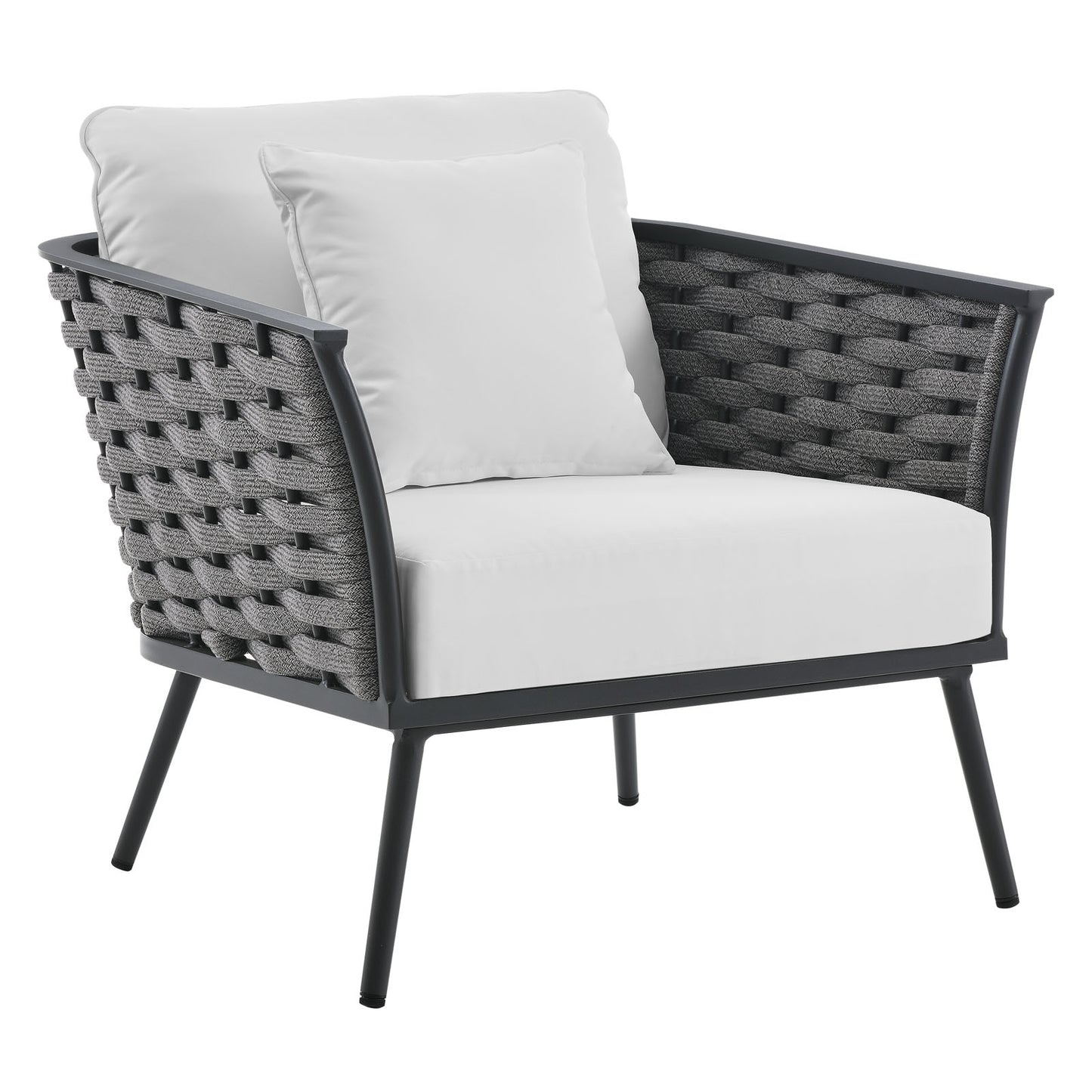 Stance Outdoor Patio Aluminum Armchair | Polyester by Modway