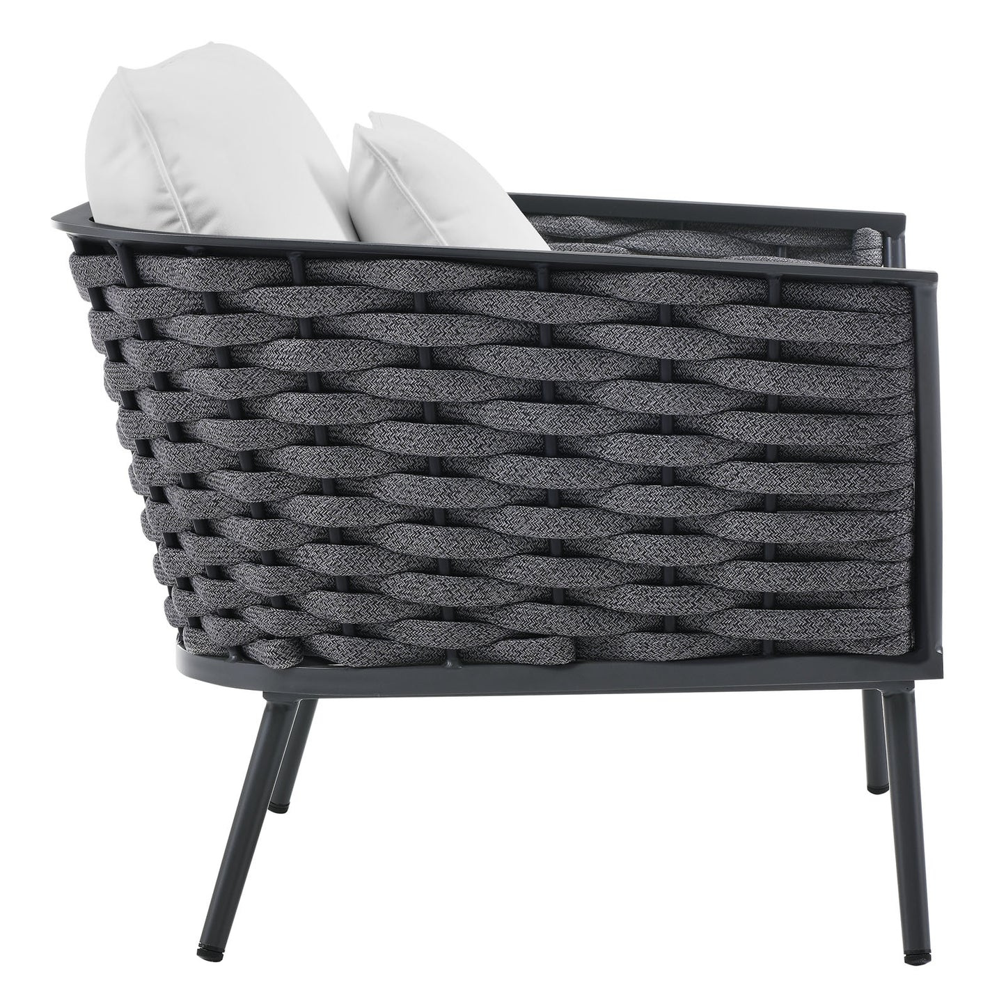 Stance Outdoor Patio Aluminum Armchair | Polyester by Modway