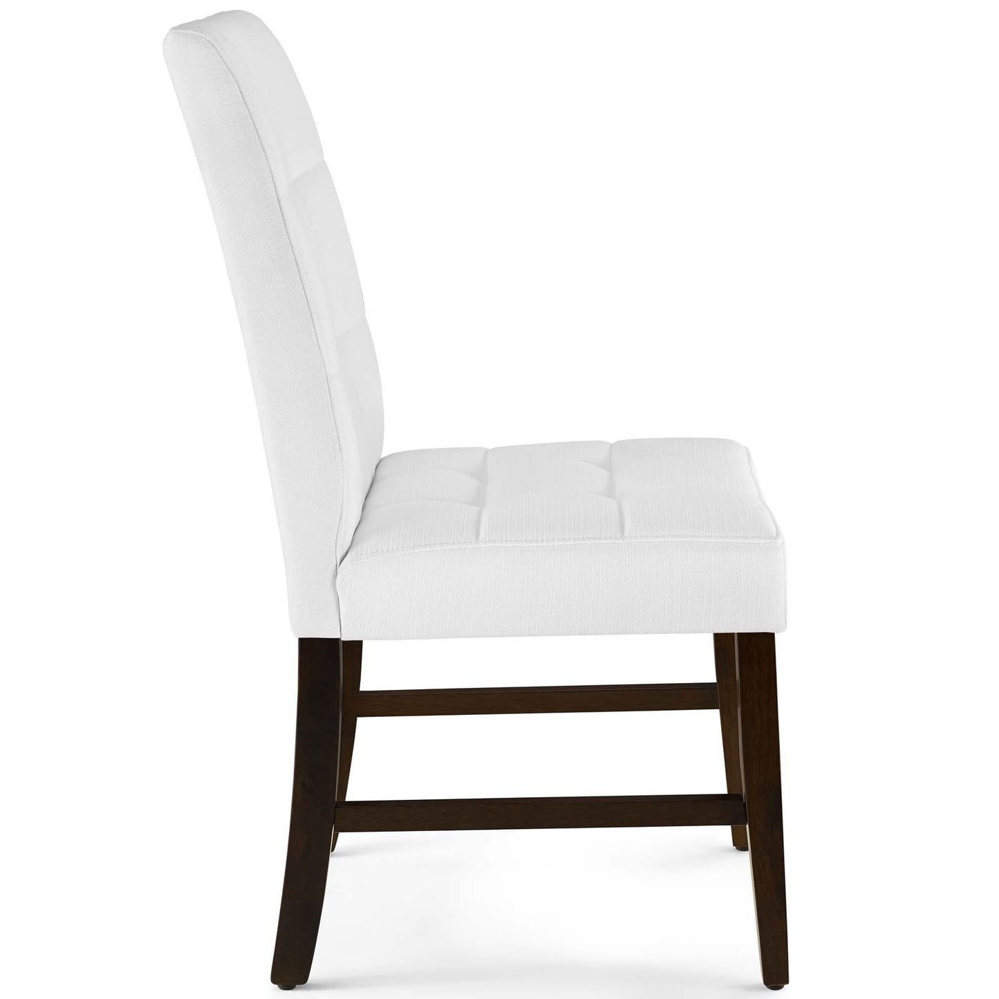 Promulgate Biscuit Tufted Upholstered Fabric Dining Chair Set of 2 | Polyester by Modway