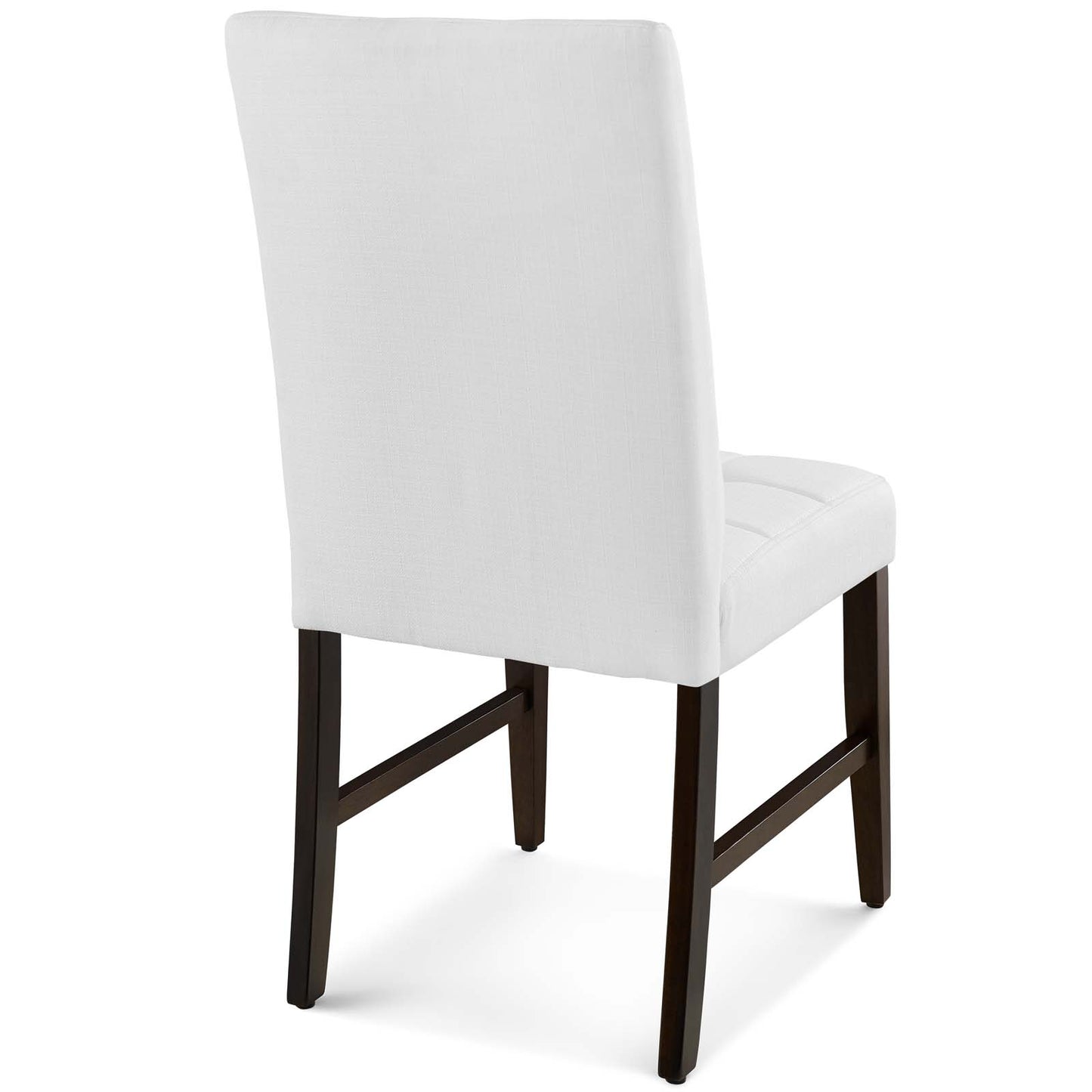 Promulgate Biscuit Tufted Upholstered Fabric Dining Chair Set of 2 | Polyester by Modway