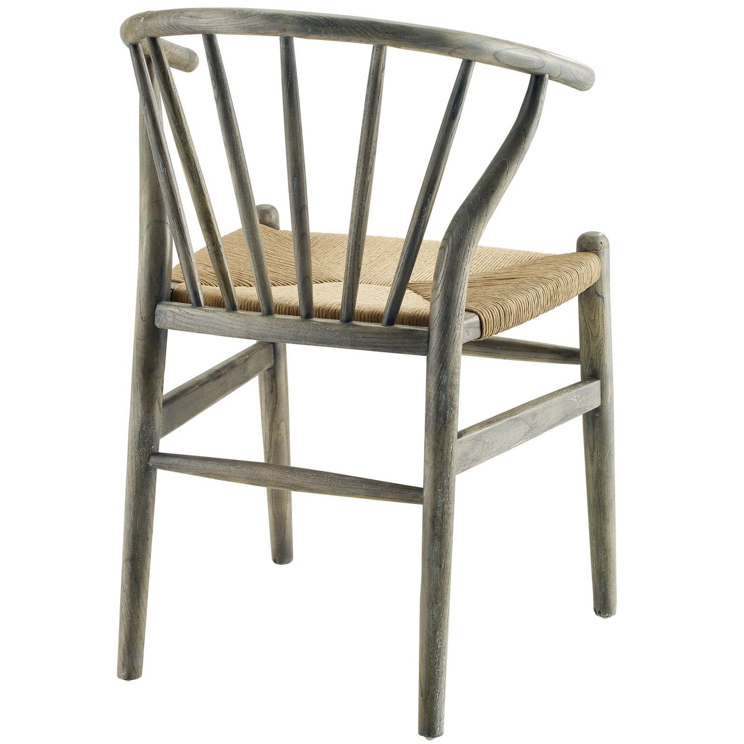 Flourish Spindle Wood Dining Side Chair Gray by Modway