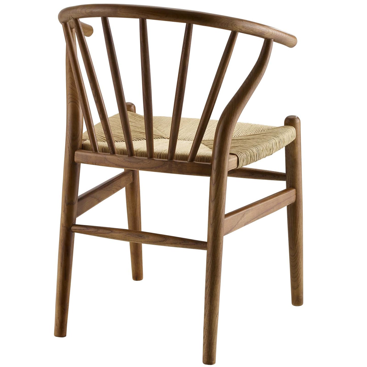 Flourish Spindle Wood Dining Side Chair Walnut by Modway