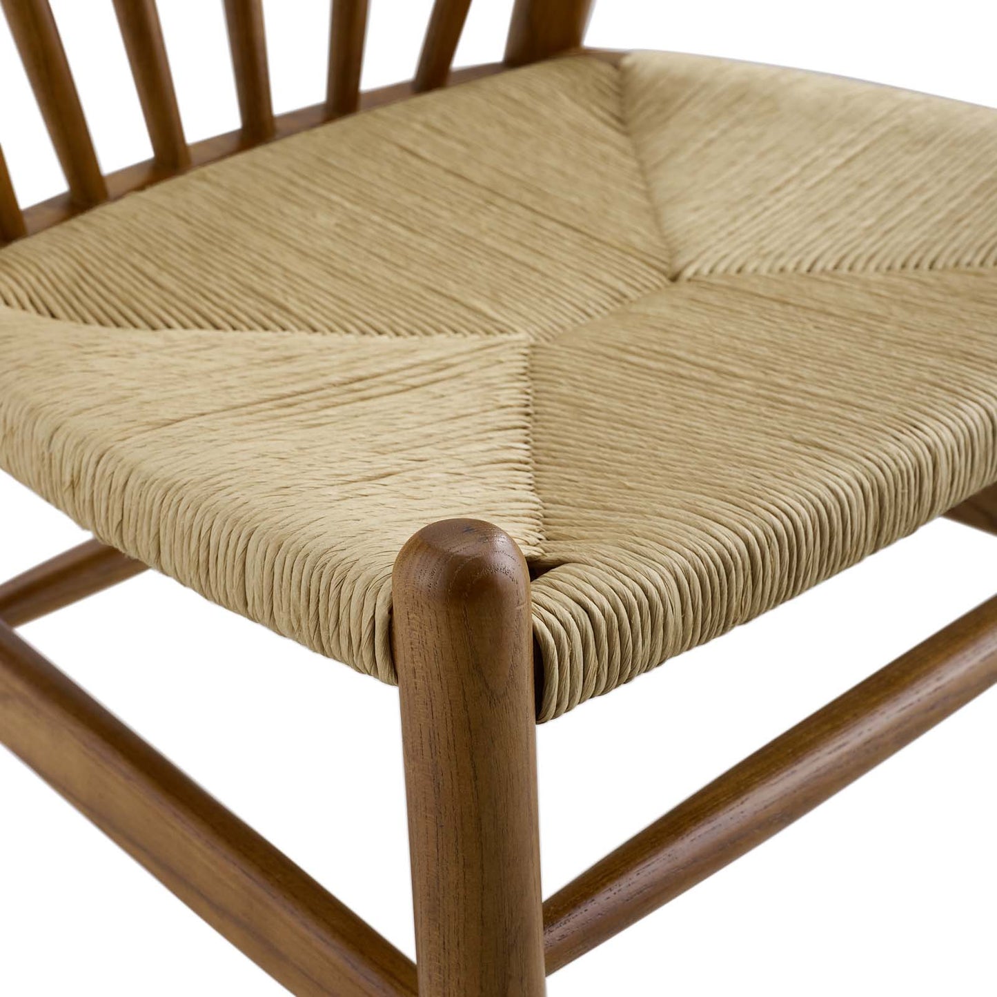 Flourish Spindle Wood Dining Side Chair Walnut by Modway