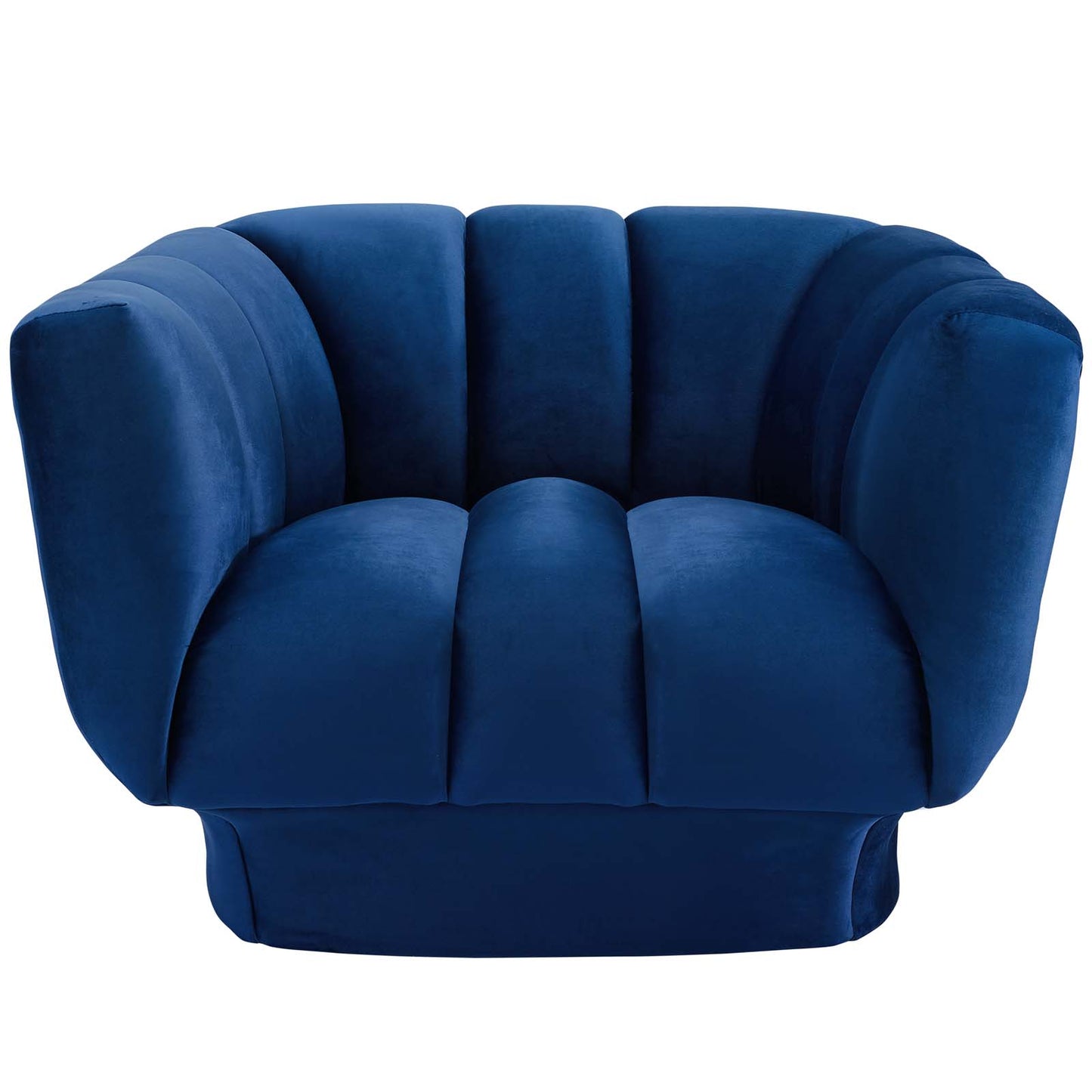 Entertain Vertical Channel Tufted Performance Velvet Armchair by Modway