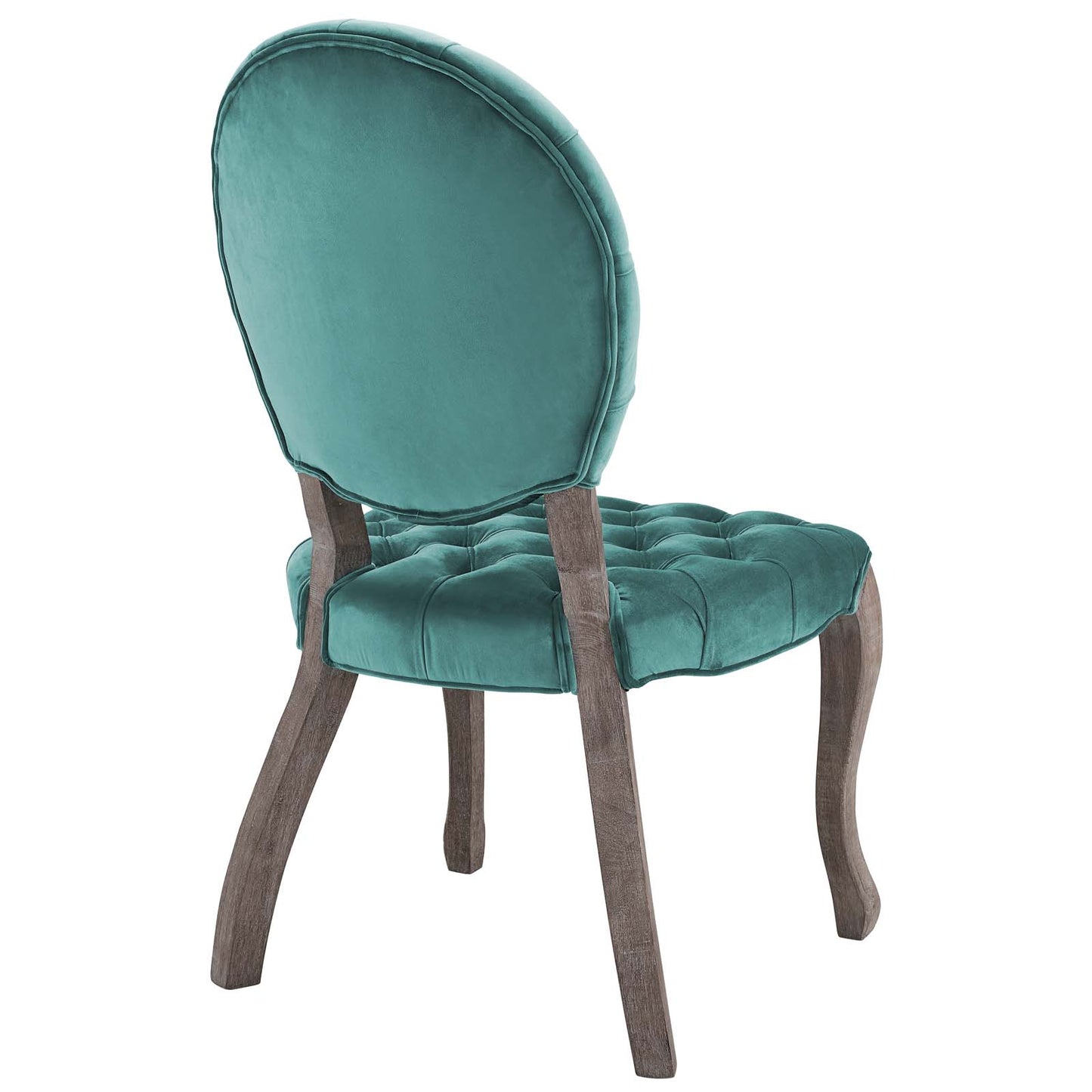 Exhibit French Vintage Dining Performance Velvet Side Chair by Modway
