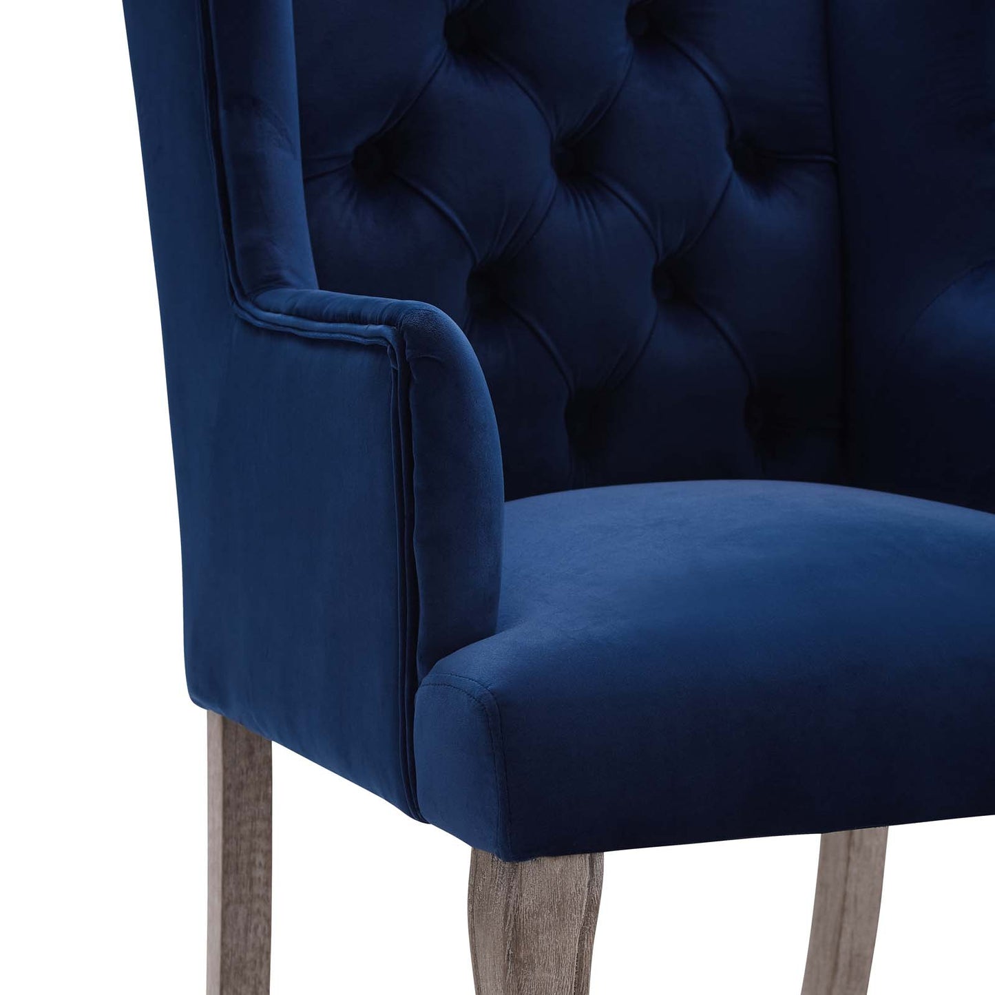 Realm French Vintage Dining Performance Velvet Armchair by Modway