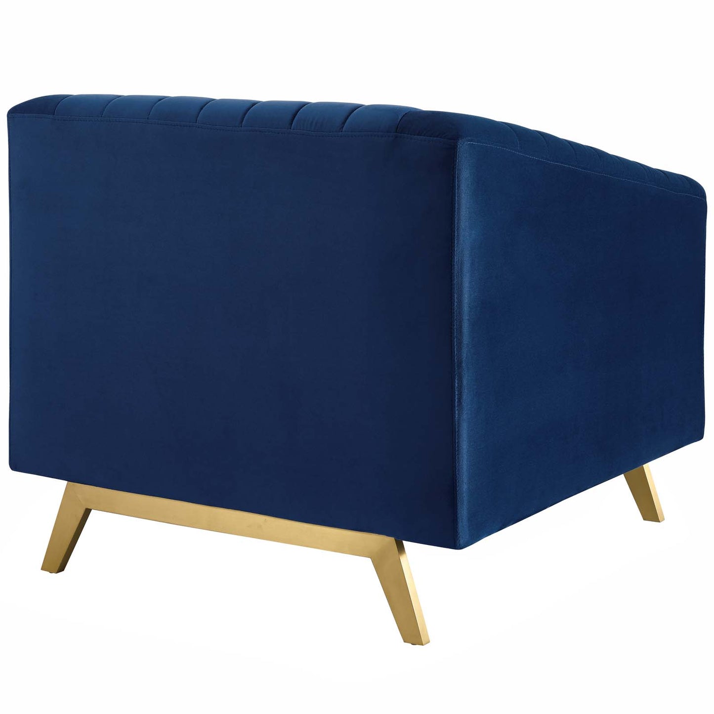 Valiant Vertical Channel Tufted Performance Velvet Armchair by Modway