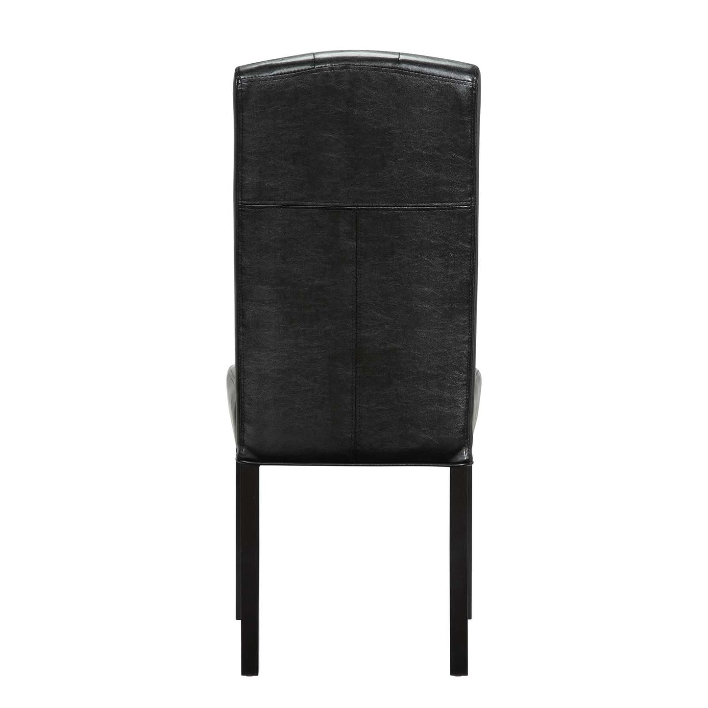 Perdure Dining Chairs Vinyl (Set of 4) Black by Modway