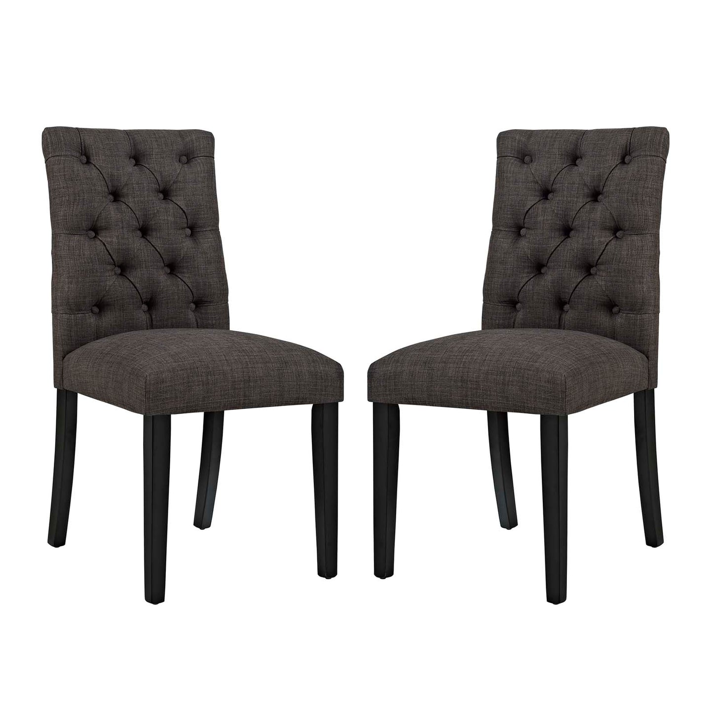 Duchess Dining Chair Fabric Set of 2 by Modway