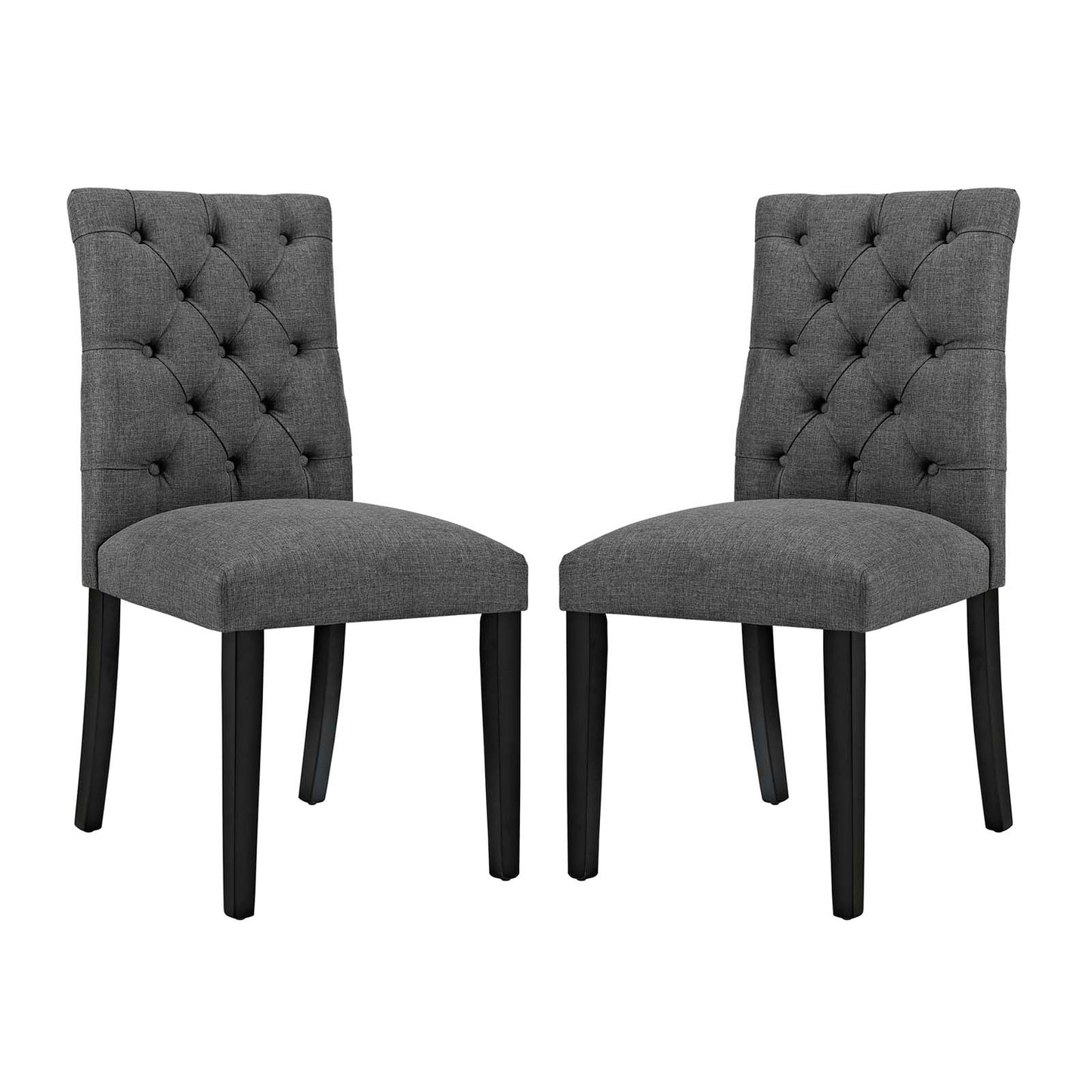 Duchess Dining Chair Fabric Set of 2 by Modway