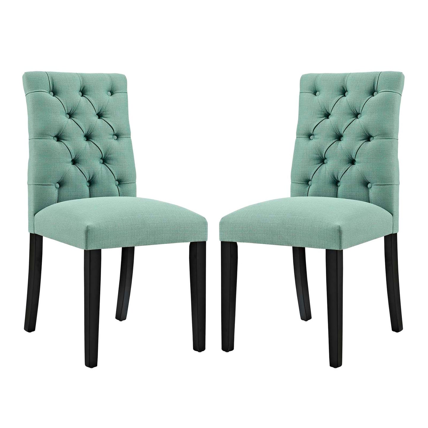 Duchess Dining Chair Fabric Set of 2 by Modway