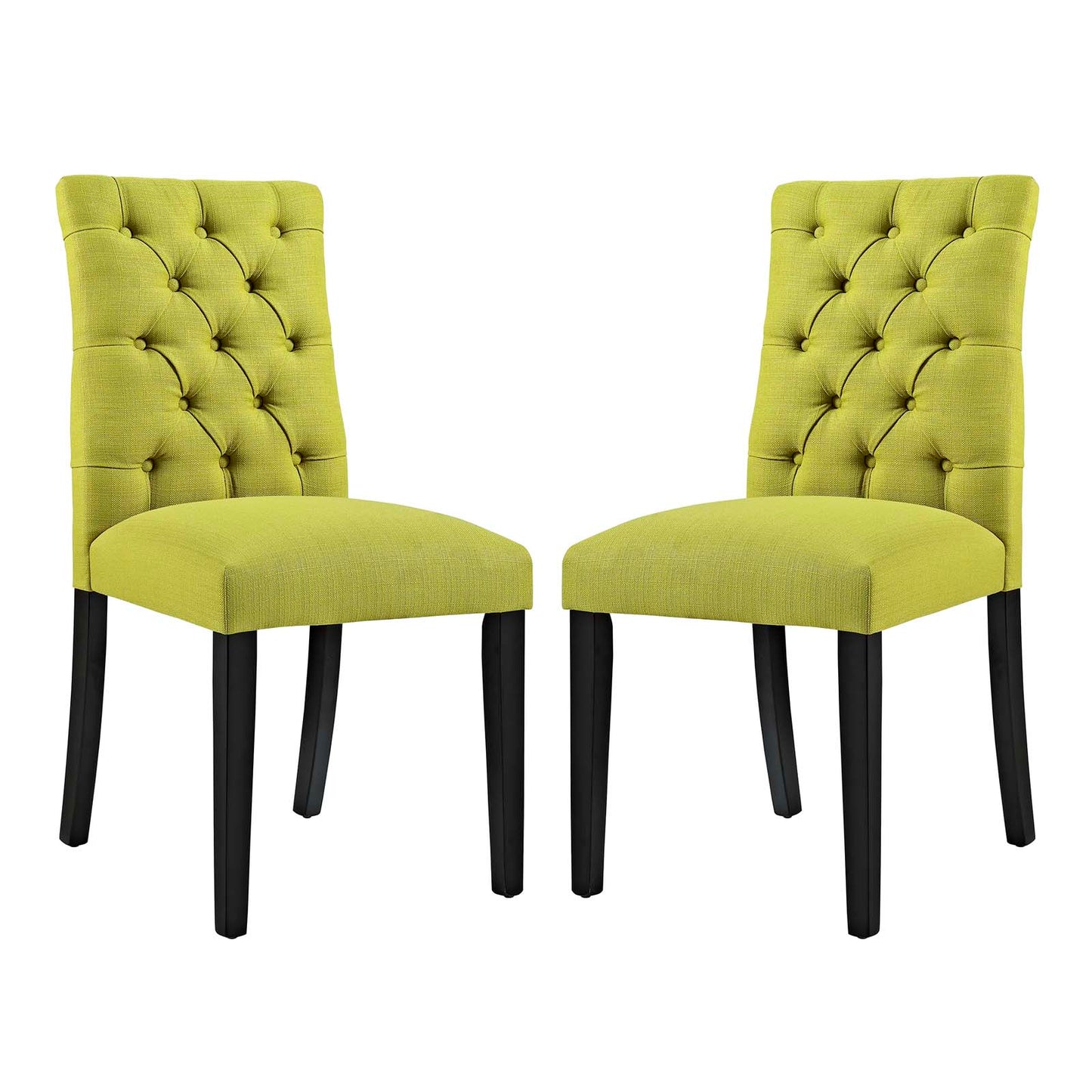 Duchess Dining Chair Fabric Set of 2 by Modway