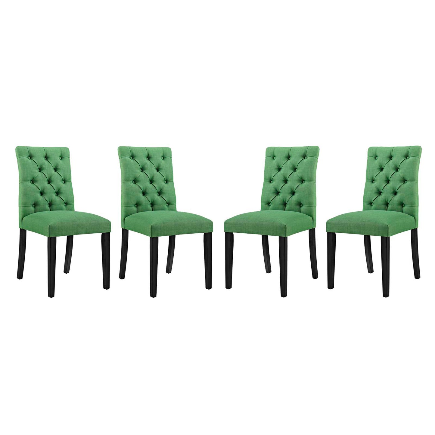 Duchess Dining Chair Fabric Set of 4 by Modway