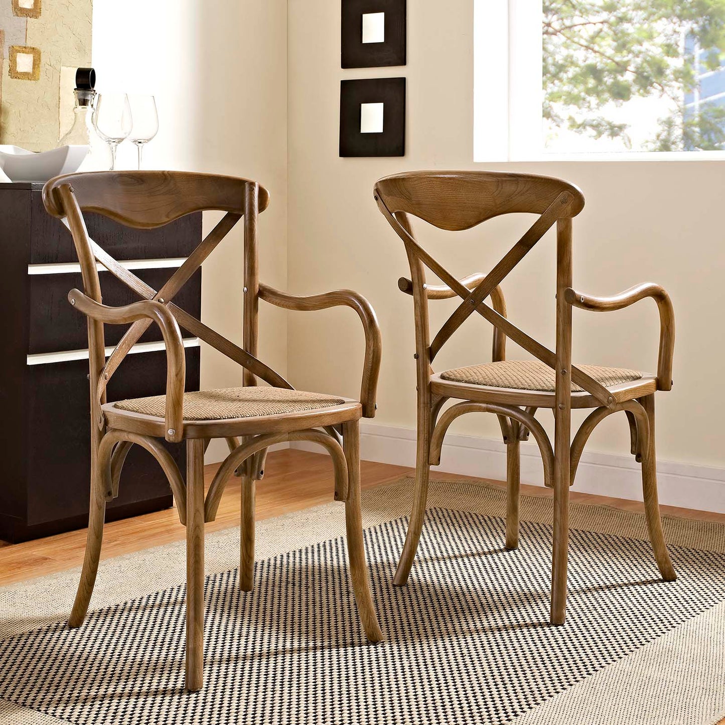 Gear Dining Armchair Set of 2 by Modway