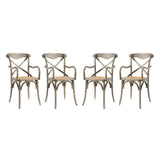 Gear Dining Armchair Set of 4 by Modway