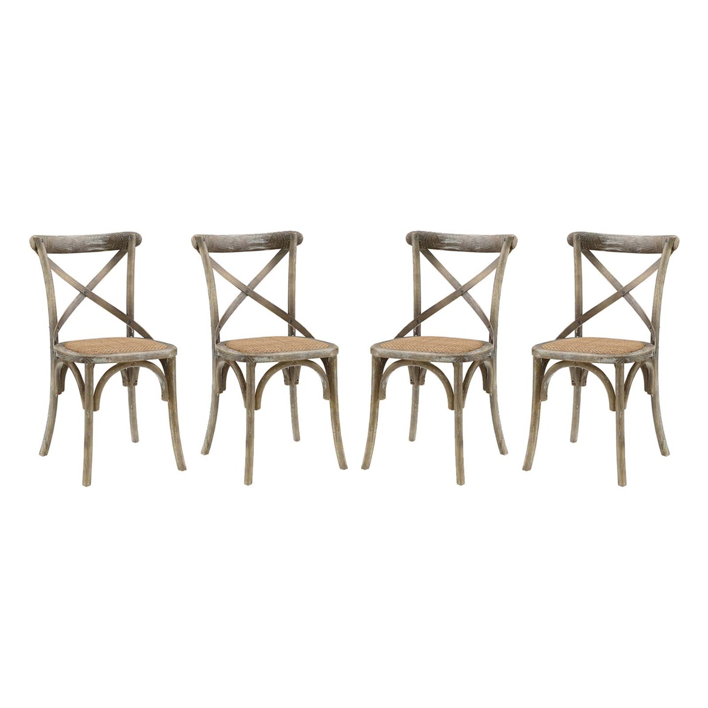 Gear Dining Side Chair Set of 4 by Modway