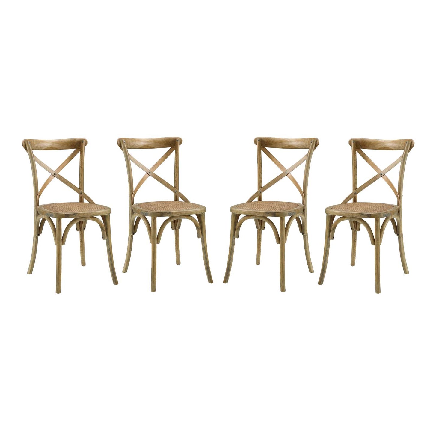 Gear Dining Side Chair Set of 4 by Modway