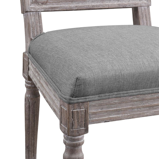 Court Dining Side Chair Upholstered Fabric Set of 4 by Modway
