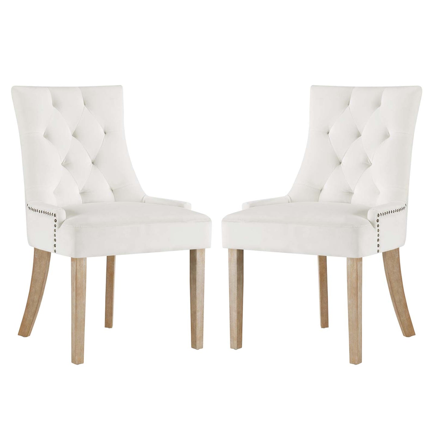 Pose Dining Chair Performance Velvet Set of 2 by Modway