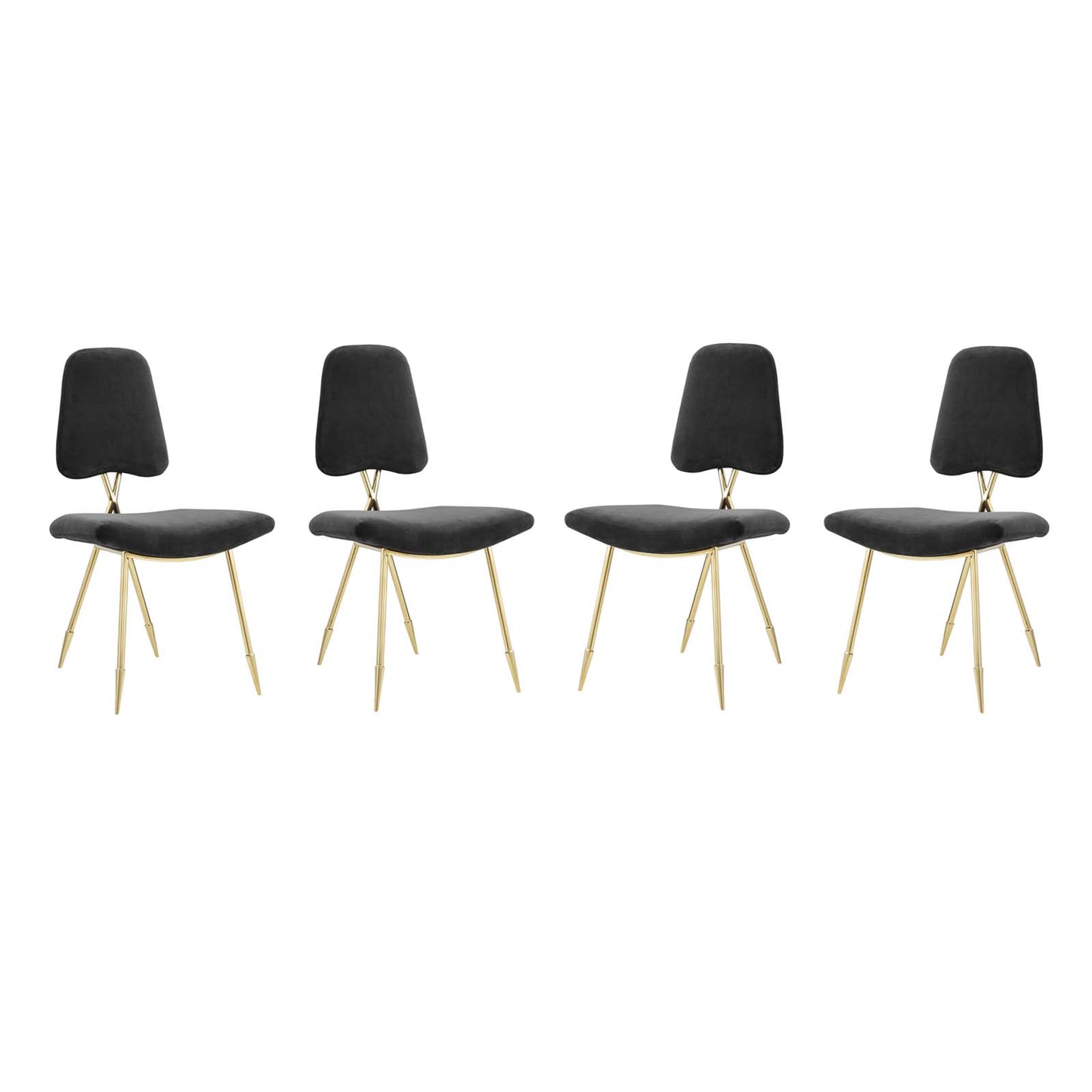 Ponder Dining Side Chair Set of 4 by Modway