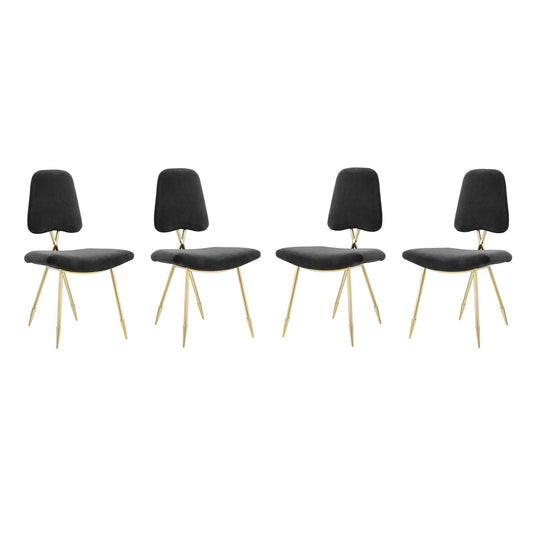 Ponder Dining Side Chair Set of 4 by Modway