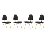 Ponder Dining Side Chair Set of 4 by Modway