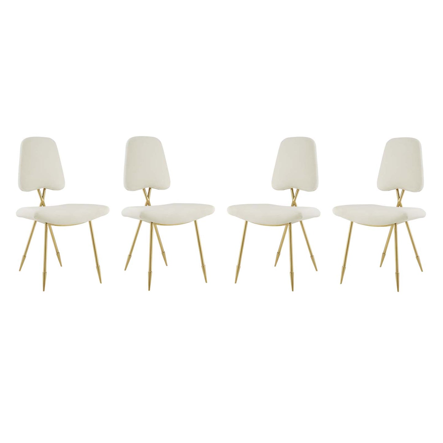 Ponder Dining Side Chair Set of 4 by Modway