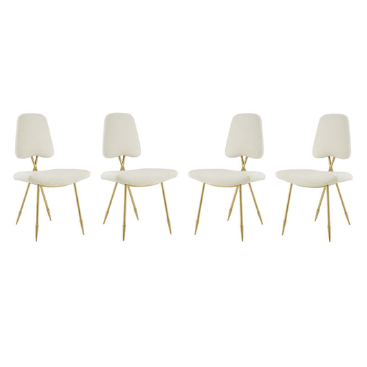 Ponder Dining Side Chair Set of 4 by Modway