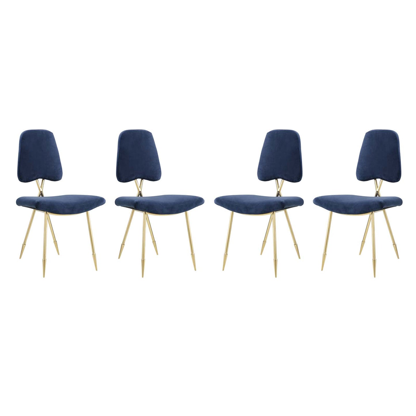 Ponder Dining Side Chair Set of 4 by Modway