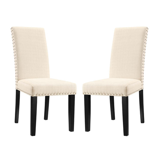 Parcel Dining Side Chair Fabric (Set of 2) | Polyester by Modway