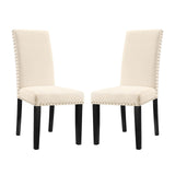 Parcel Dining Side Chair Fabric (Set of 2) | Polyester by Modway