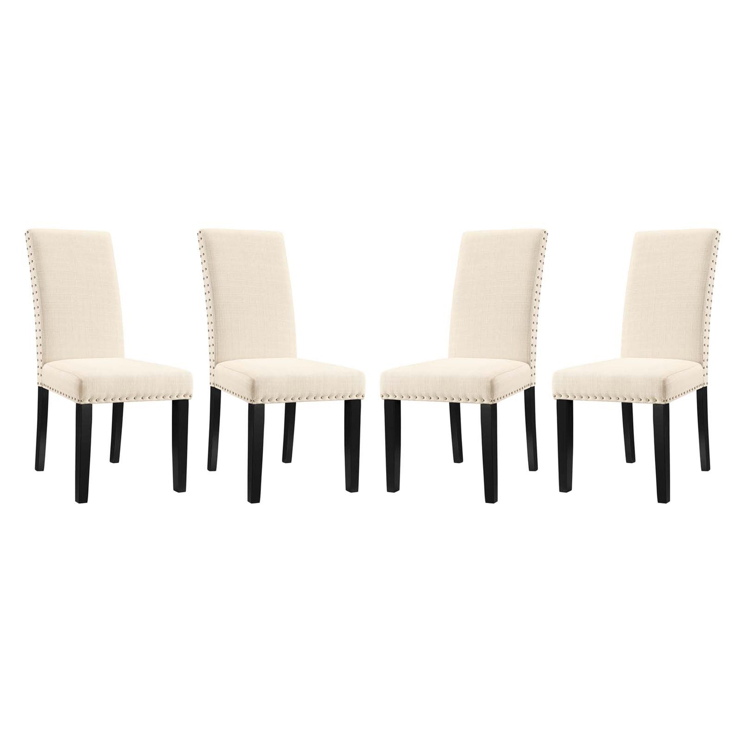 Parcel Dining Side Chair Fabric (Set of 4) | Polyester by Modway