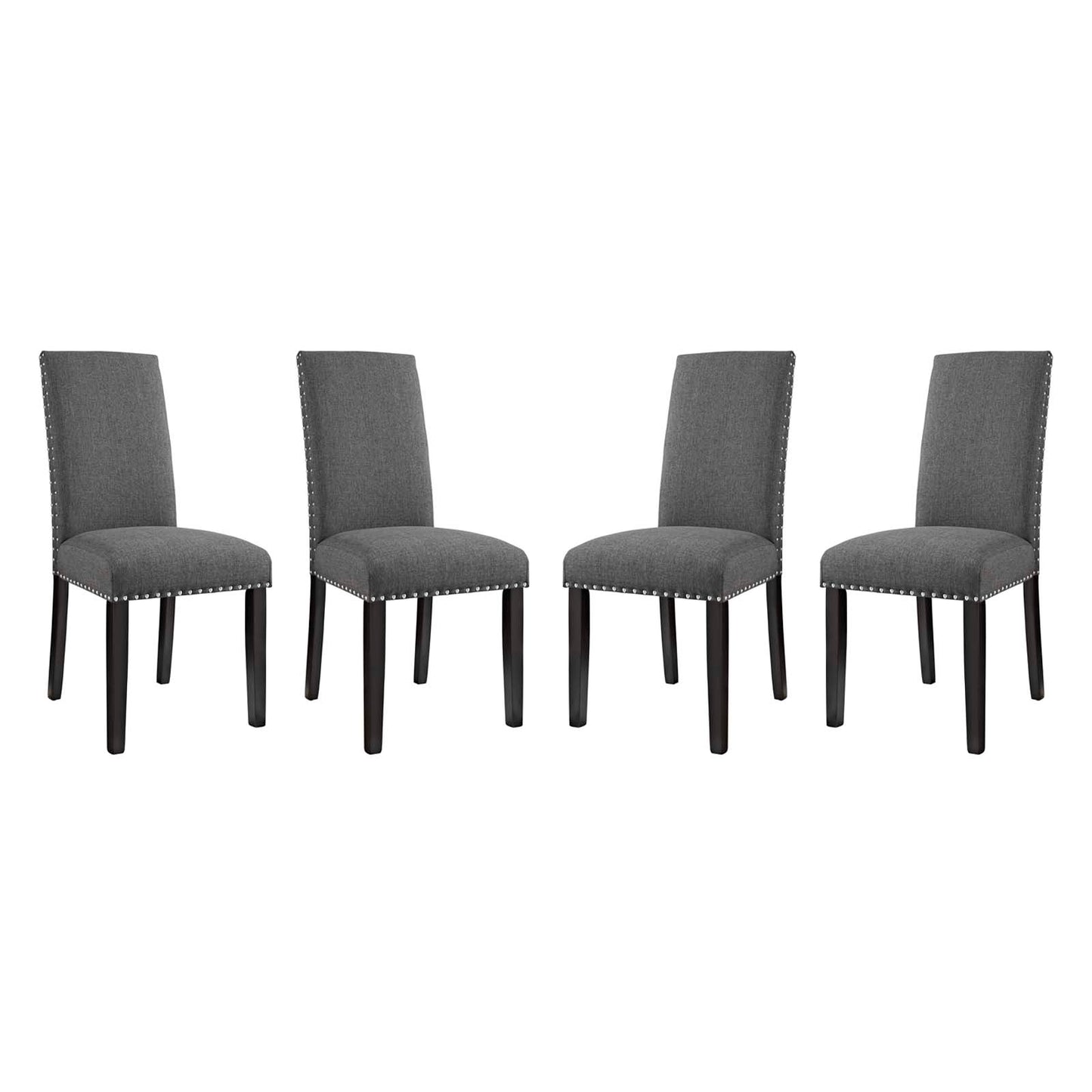Parcel Dining Side Chair Fabric (Set of 4) | Polyester by Modway