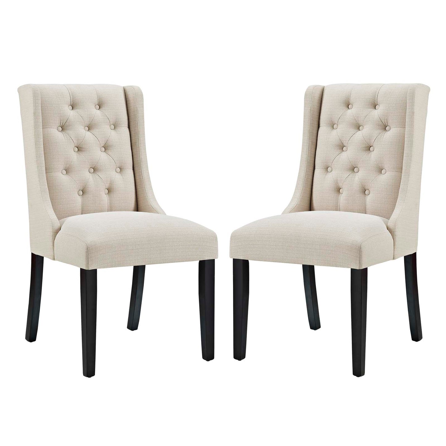 Baronet Dining Chair Fabric Set of 2 by Modway