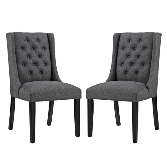 Baronet Dining Chair Fabric Set of 2 by Modway