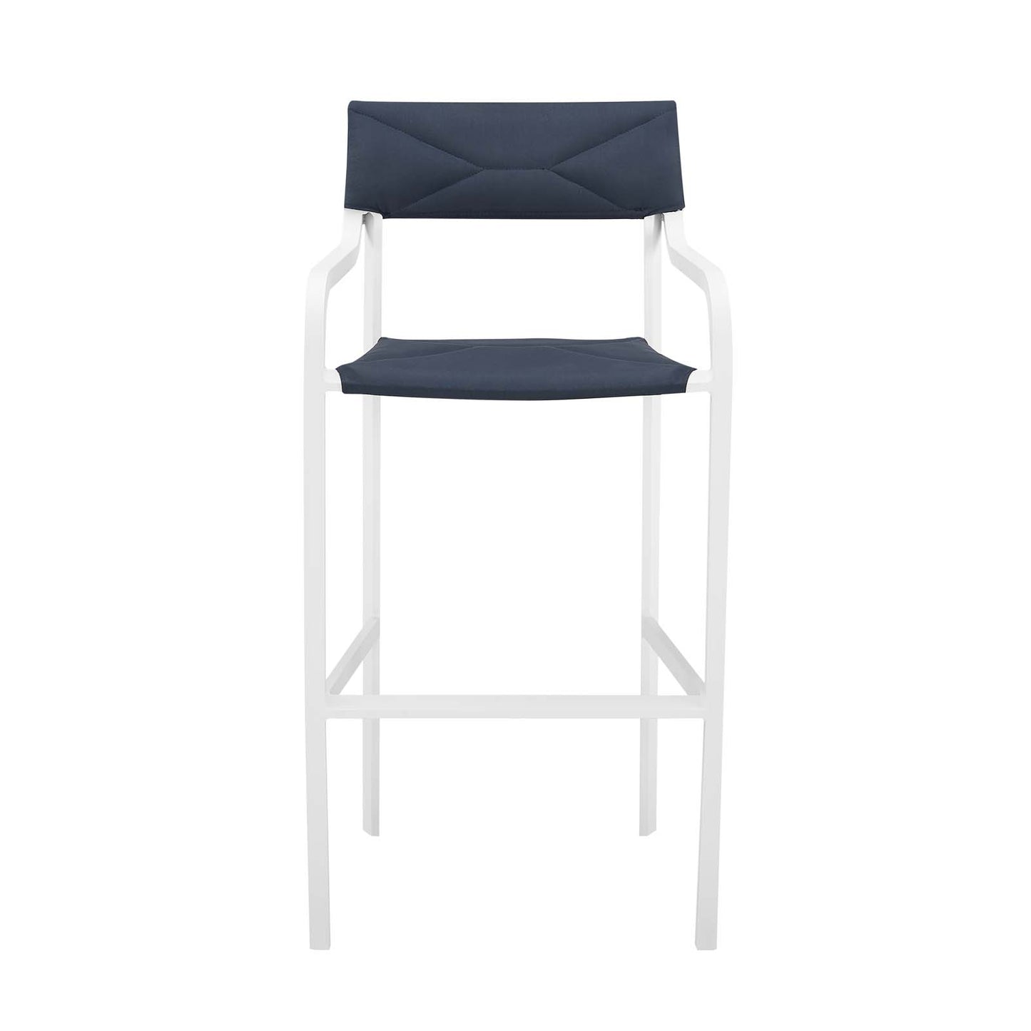 Raleigh Stackable Outdoor Patio Aluminum Bar Stool by Modway
