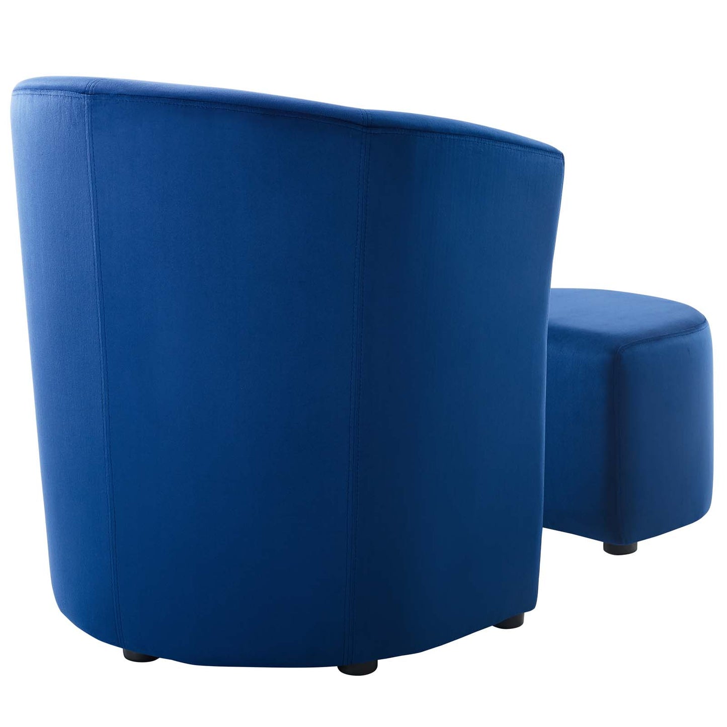 Divulge Stain Resistant Velvet Arm Chair and Ottoman Set by Modway
