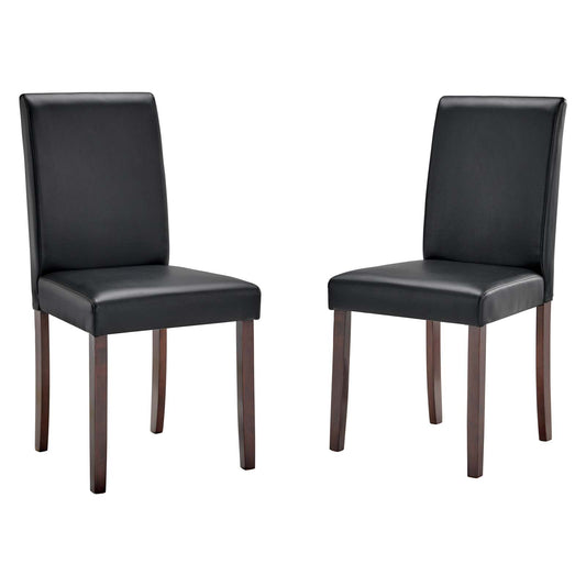 Prosper Faux Leather Dining Side Chair Set of 2 by Modway