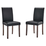 Prosper Faux Leather Dining Side Chair Set of 2 by Modway