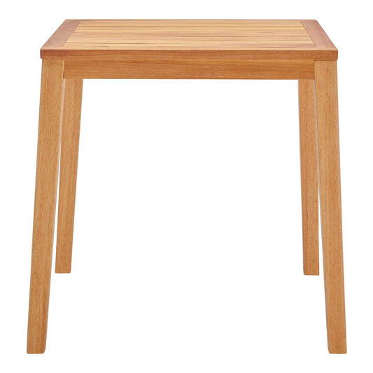 Portsmouth Karri Wood Outdoor Patio Bar Table in Natural by Modway