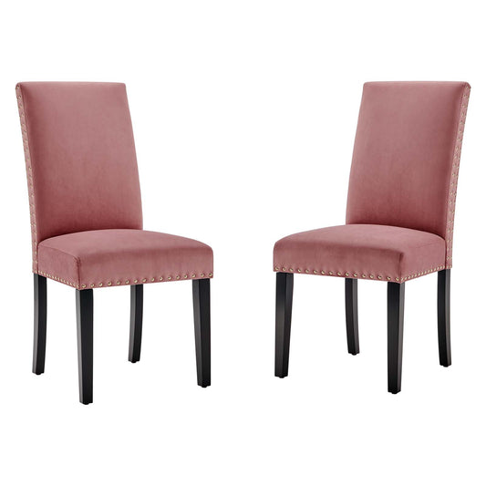 Parcel Performance Velvet Dining Side Chairs - Set of 2 by Modway