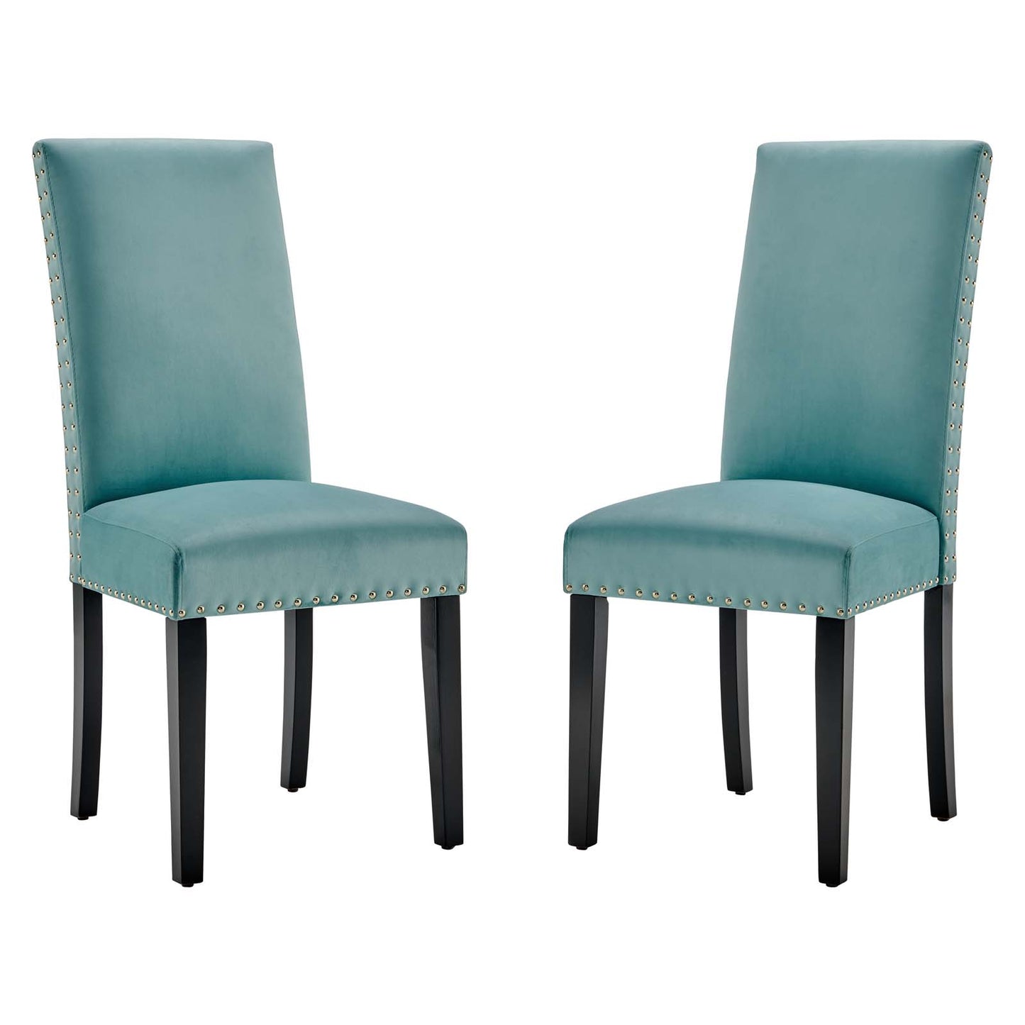 Parcel Performance Velvet Dining Side Chairs - Set of 2 by Modway