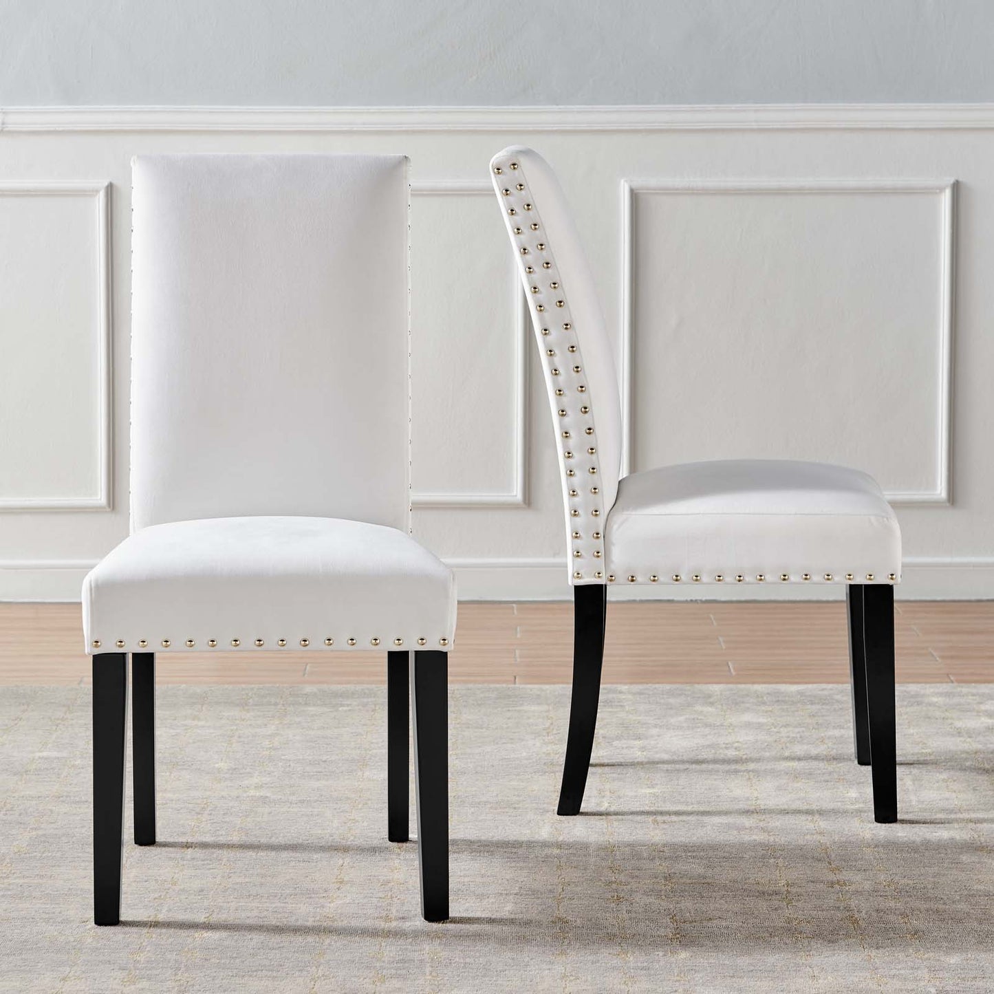 Parcel Performance Velvet Dining Side Chairs - Set of 2 by Modway