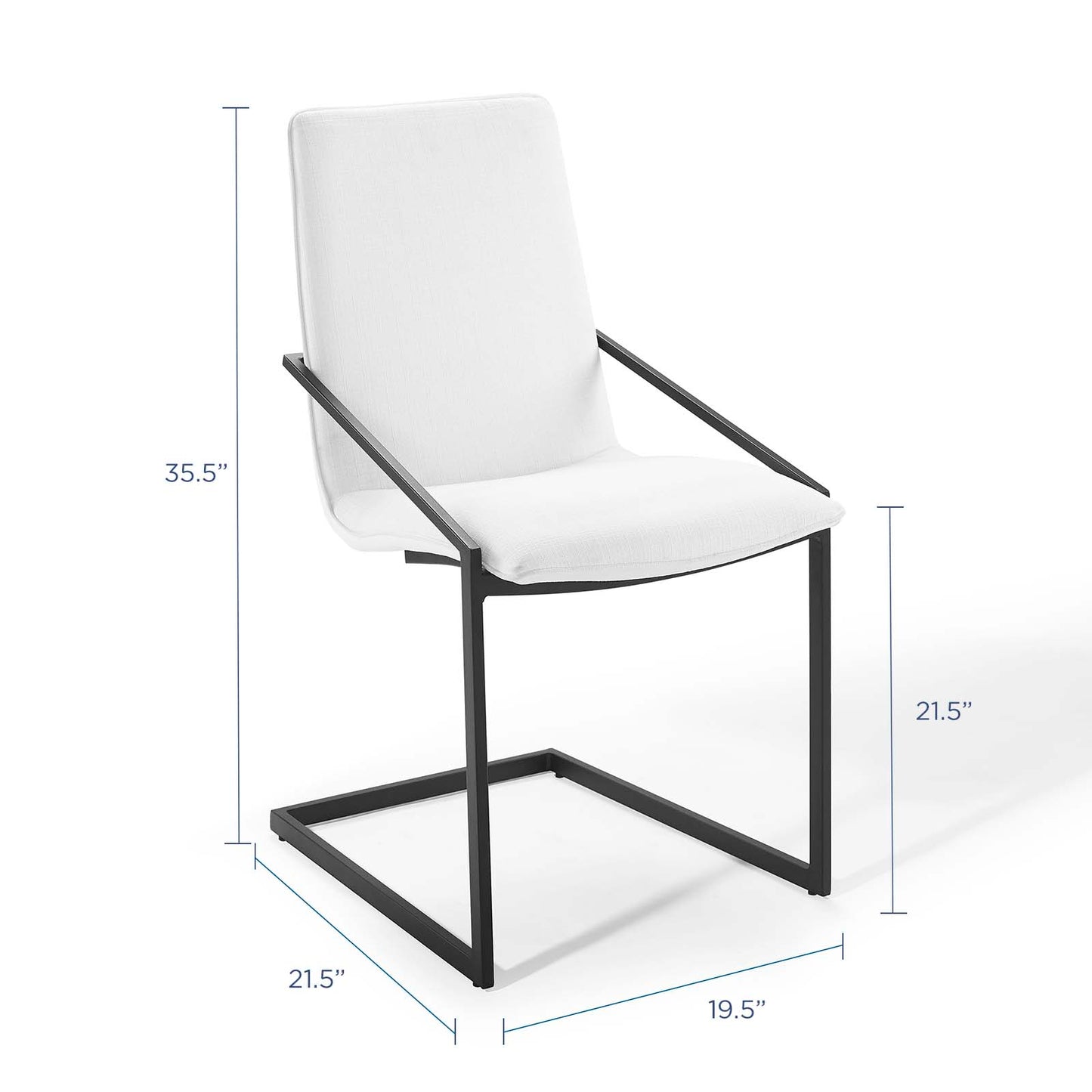Pitch Upholstered Fabric Dining Armchair by Modway