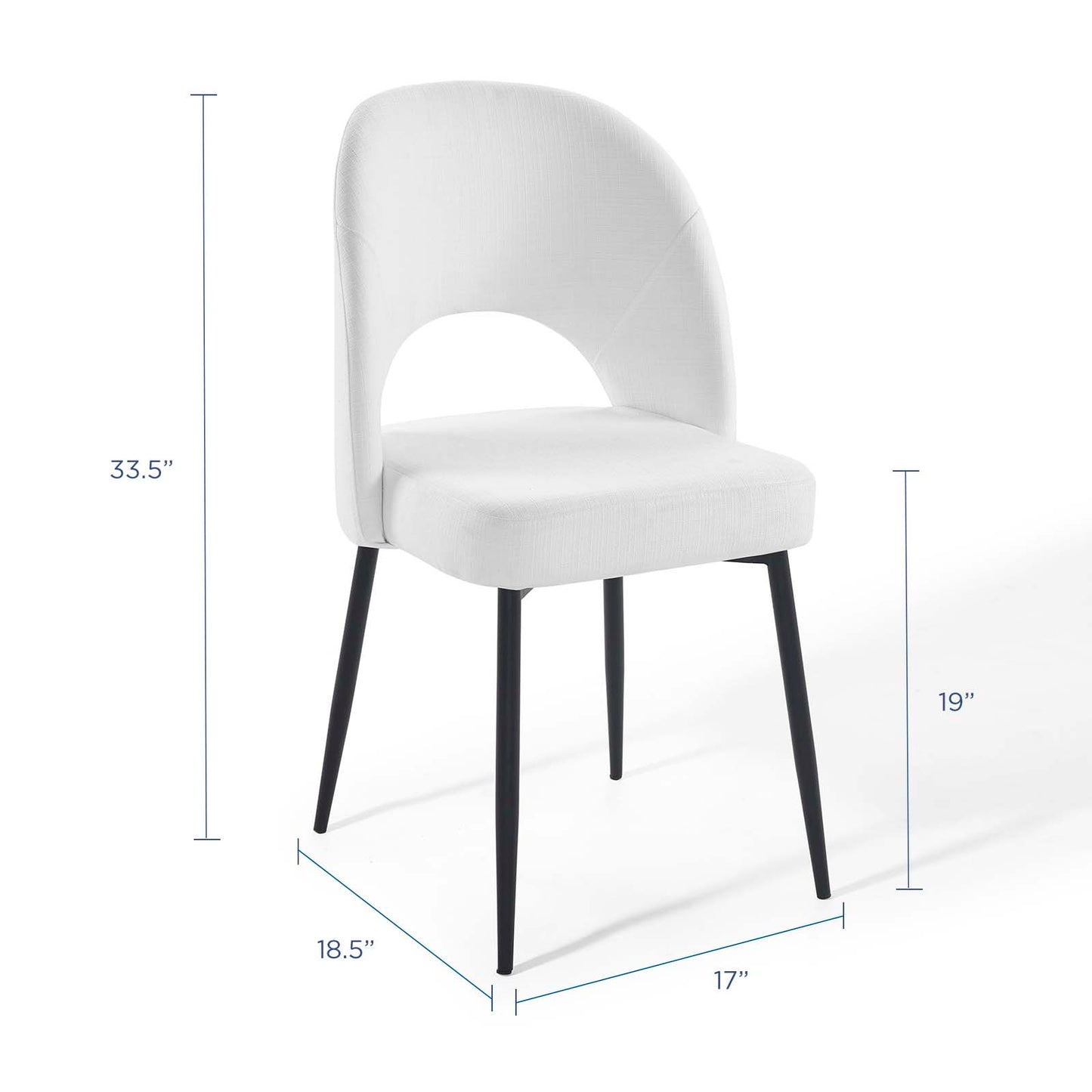 Rouse Upholstered Fabric Dining Side Chair by Modway