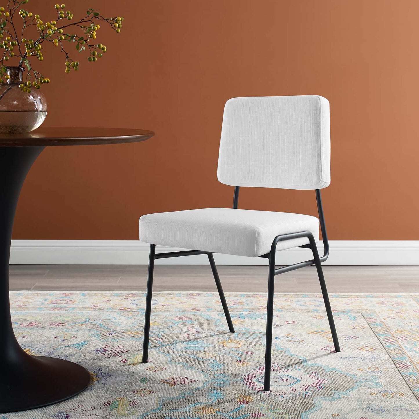 Craft Upholstered Fabric Dining Side Chair | Polyester by Modway