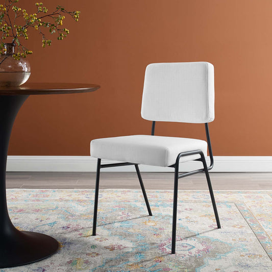 Craft Upholstered Fabric Dining Side Chair | Polyester by Modway