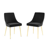 Viscount Performance Velvet Dining Chairs-Set of 2 by Modway