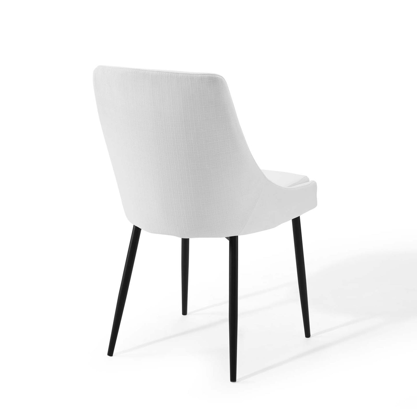 Viscount Upholstered Fabric Dining Chairs-Set of 2 | Polyester by Modway